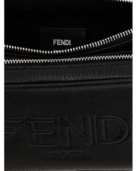 fendi fanny pack roma|Fendi leather wallet.